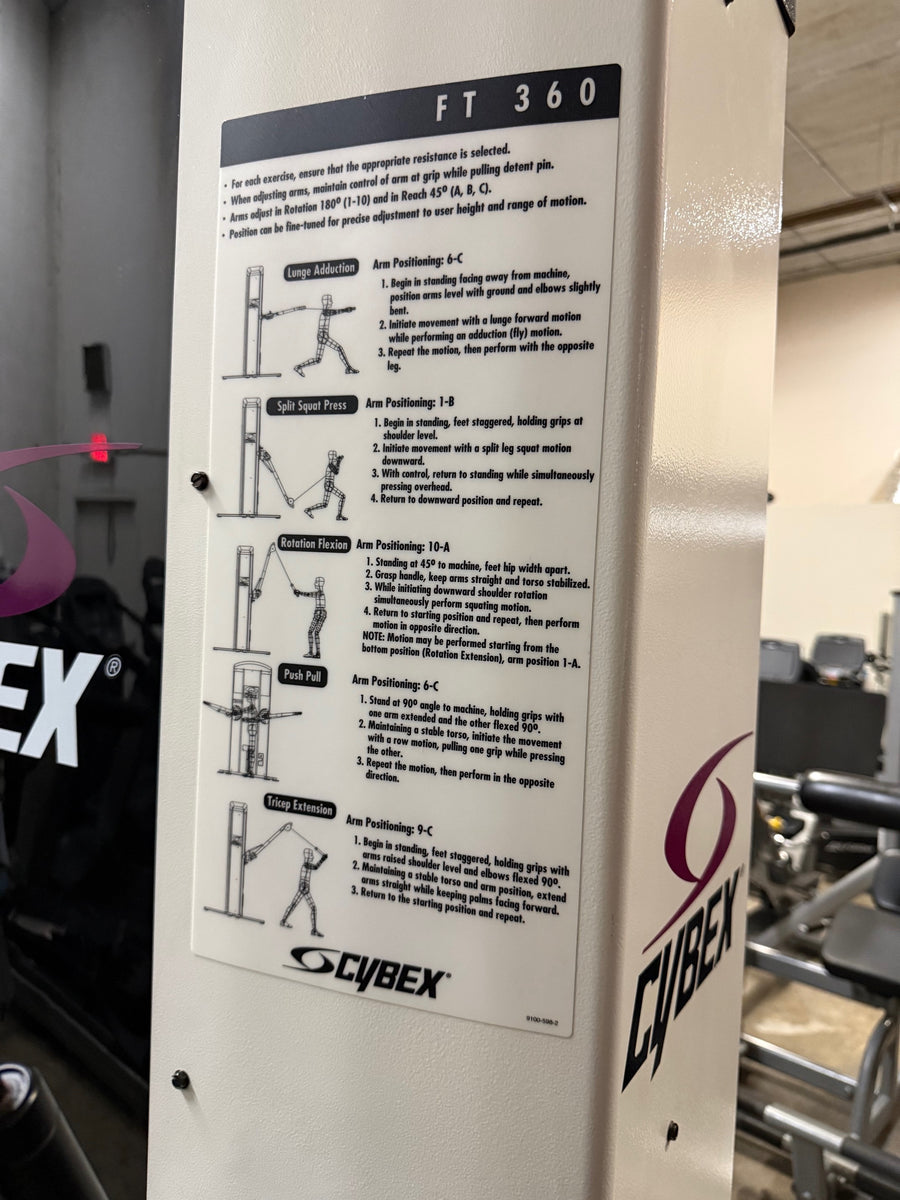 ft360 cybex Cybex FT-360 Functional Trainer – Gymrepair
