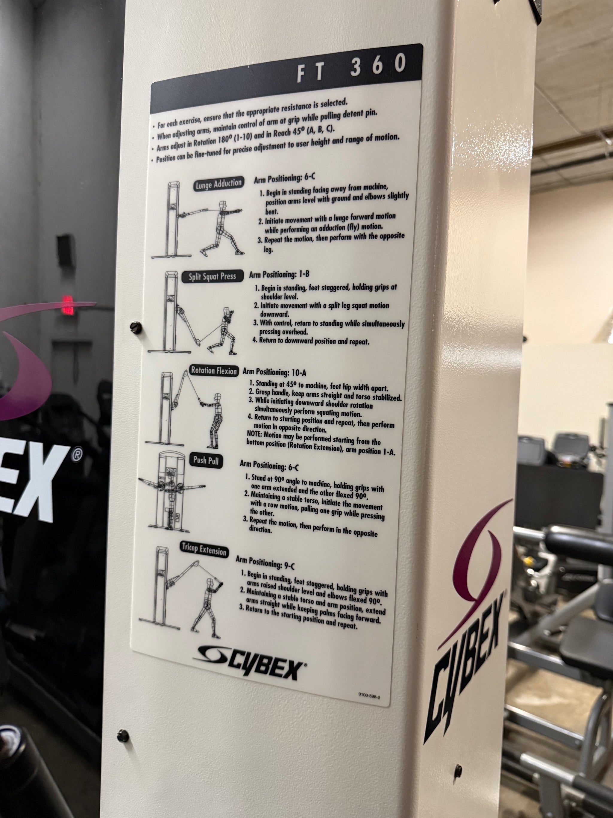 Cybex FT-360 Functional Trainer – Gymrepair