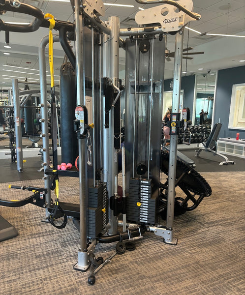 Hoist Motion Cage Multi Station, Pre Owned Refurbished Commercial Exercise Equipment