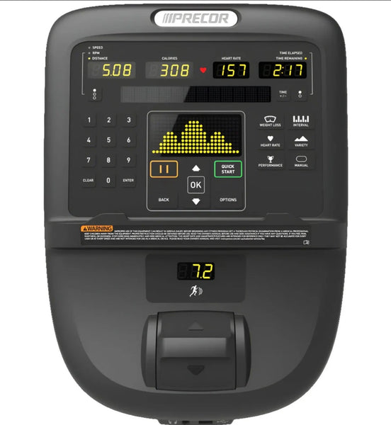 Precor EFX 883 Elliptical with Converging Cross Ramp